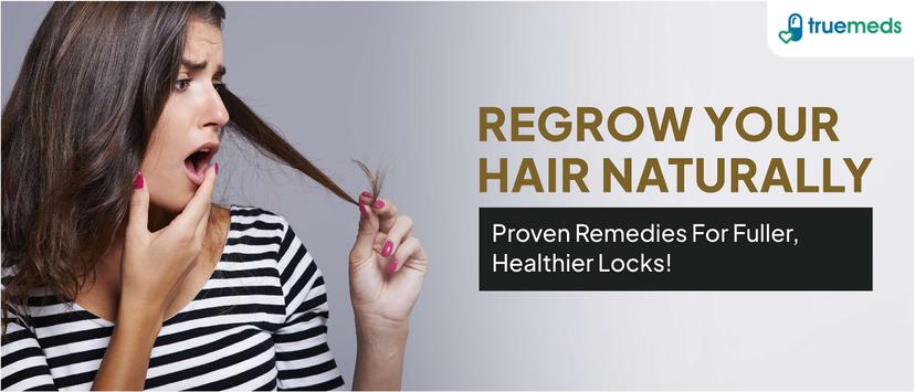 5 Natural solutions to regrow hair